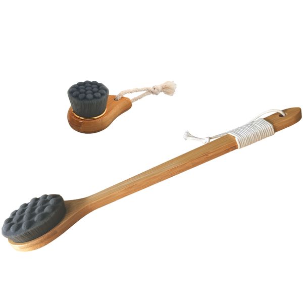 Soft Facial Cleansing Brush &amp; Bath Brush Set
