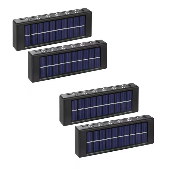 Yas-4 Piece Of Portable Solar Powered Up and Down Outdoor 10LED Light