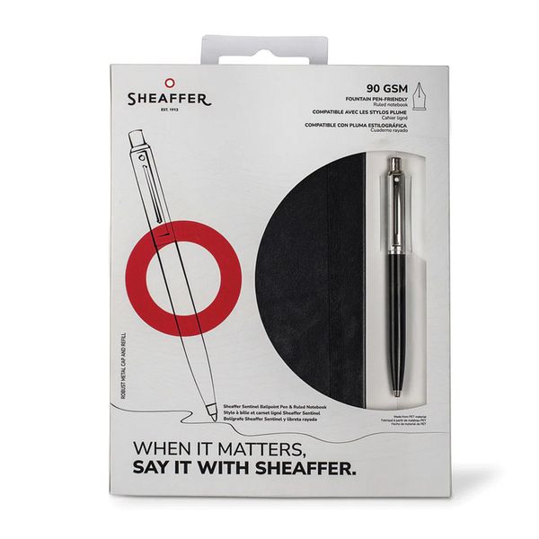 Sheaffer Sentinel Ballpoint Pen with Notebook