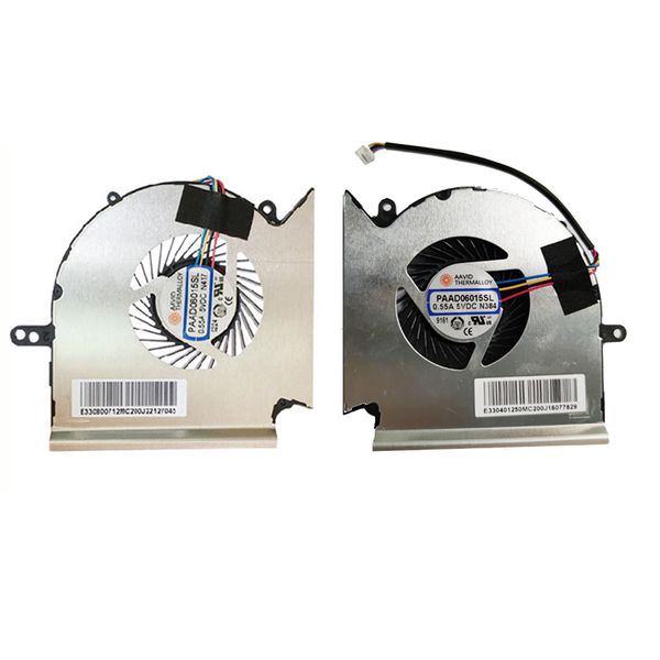 Replacement CPU + GPU Fan for MSI leopard GP73 8re fan / GE73 - PAAD06015SL