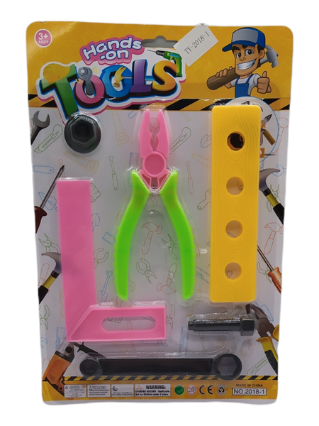 Hands On Tools Play Set (Construction) - Toys For Boys