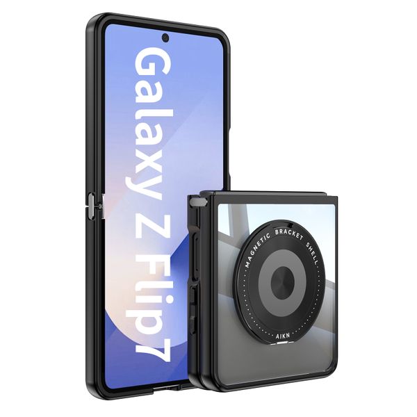 360 Rotation Magnetic Phone Case Compatible With Samsung Z Flip 7