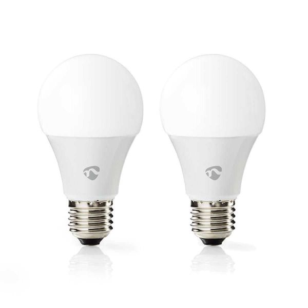 Nedis LED Smart WIFI RGB Bulbs - Pack of 2 - Warm White Light