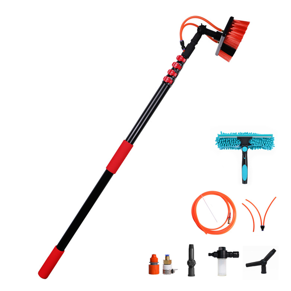 4.6 Meter Telescopic Solar Panel(Window) Cleaning Broom with Soap Dispenser