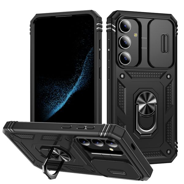 Military Sliding Window With Bracket Phone Case Compatible With Galaxy S25
