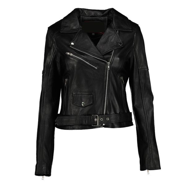 Women's Donna Leather Biker Jacket