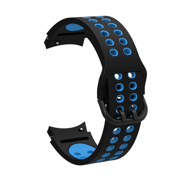Sports Strap Compatible With Samsung Galaxy Watch 4/5/6/7-Black &amp; Blue