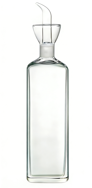Oil Dispenser, Borosilicate Glass Oil Dispenser Bottle, 17oz Non-Drip