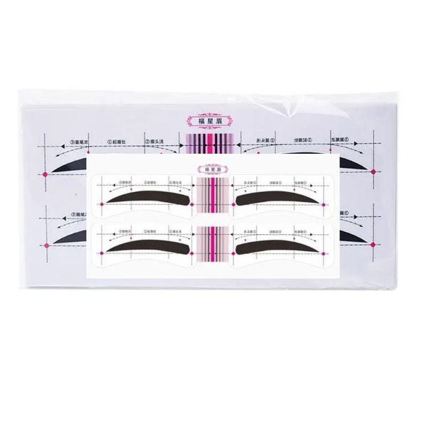 Eyebrow Stencil Stickers Star