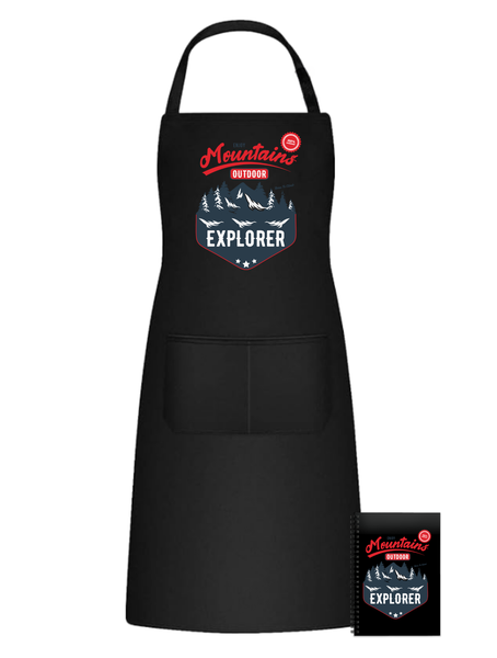Mountains Camping Outdoor Fun Kitchen Braai Apron Christmas Birthday Gift