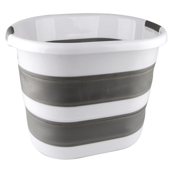 Campground Foldaway Laundry Basket - 62 x 45 x 26,5cm (8cm Folded)
