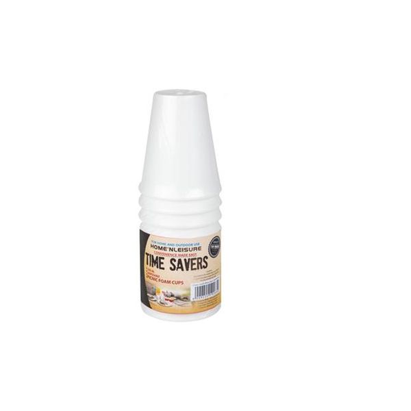 Time Savers - Picnic Cups Foam - 250ml - 10 Piece Disposable