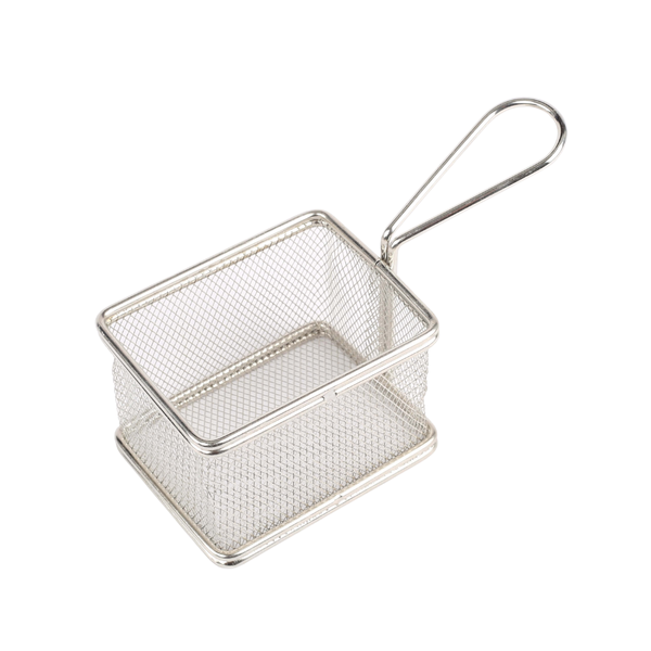 Catercare S/Steel Mini Basket- Square- 130 x 115 x 80mm