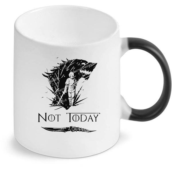 Not Today Game Of Thrones Magic Colour Changing Gift Coffee Mug