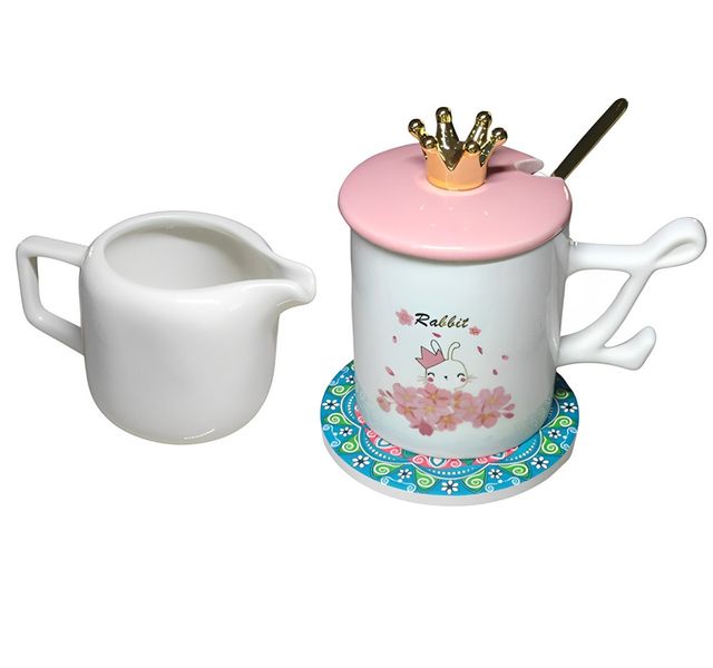 Perfect Pairings: Elegant Mug &amp; 150ml Porcelain Creamer &amp; Cup Mat
