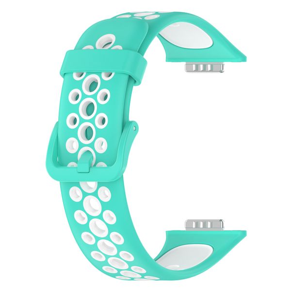 Sport Silicone Strap Compatible with Huawei Fit 2-Mint &amp; White