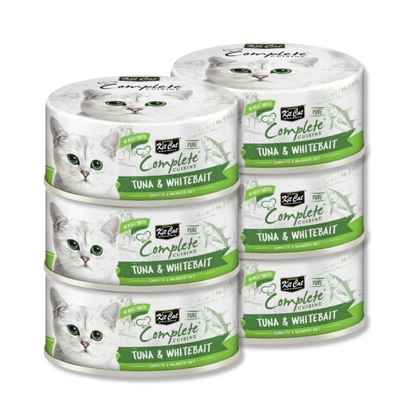Kit Cat - Complete Cuisine Tuna &amp; Whitebait (6 x 70g)