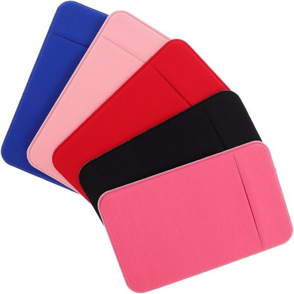 Mobile Phone Adhesive Card Holder Wallet for Credit Business Cards -5 Piece