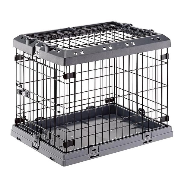 Ferplast Superior Crate 60 - Foldable Pet Cage | Dual Openings | Small Pets