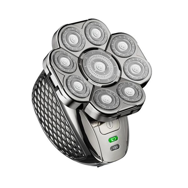 9-Blade Electric Shaver Waterproof Bald Head Shaver