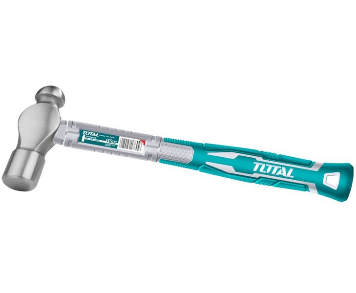 Total Tools 450g Ball Pein Hammer with Fibre Glass Handle
