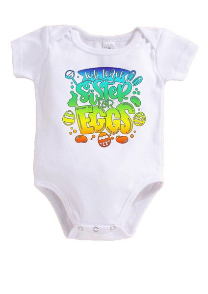 Trade Sister for Eggs Easter Baby Vest