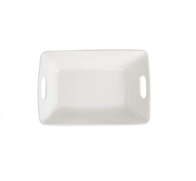 Dish 31x16.5X5Cm With Handles Porcelain D40 - Kitchen Essentials