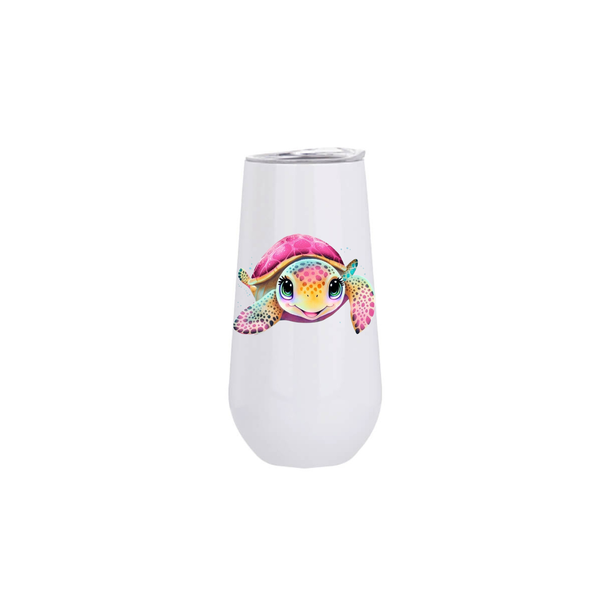 Pink Turtle Kids Tumbler