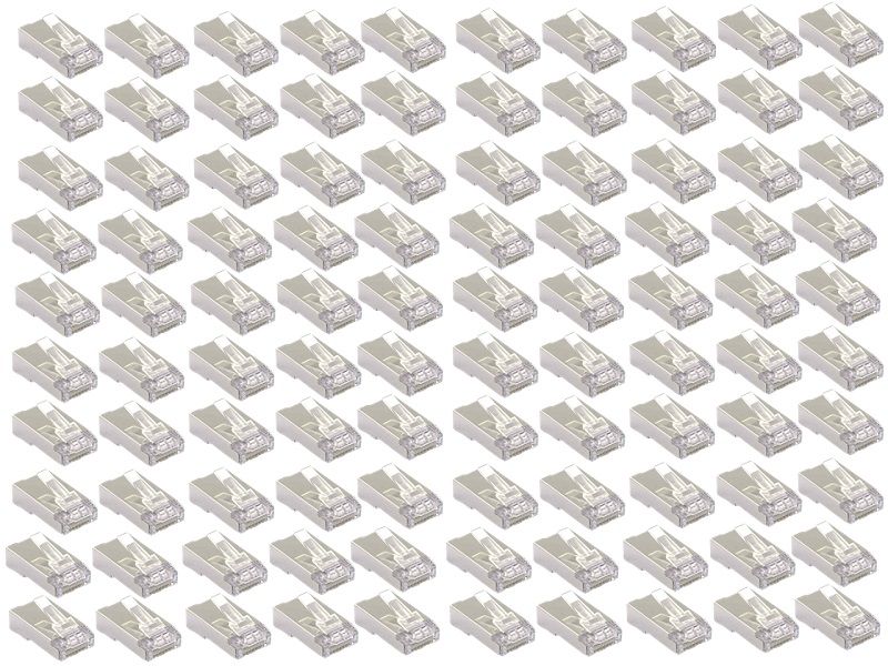 ZATECH RJ45 SHILDED -CAT6 (Pack of 100)