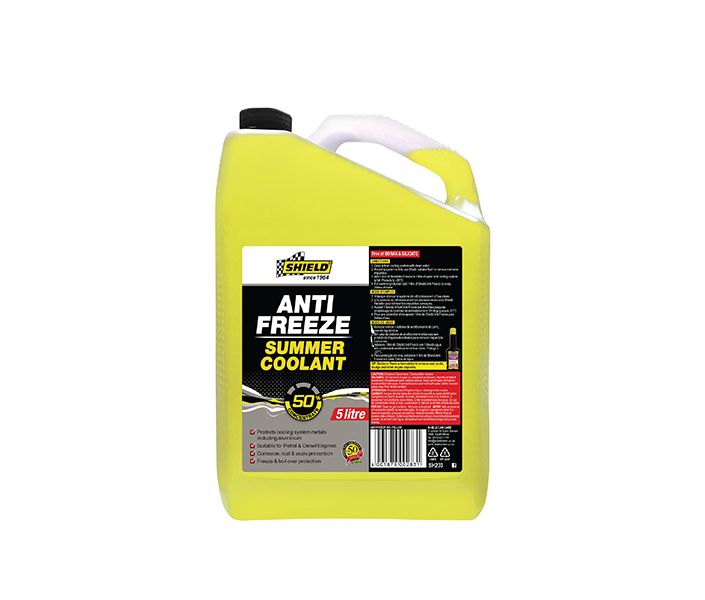 Shield Anti-Freeze &amp; Summer Coolant 50% - 5lt