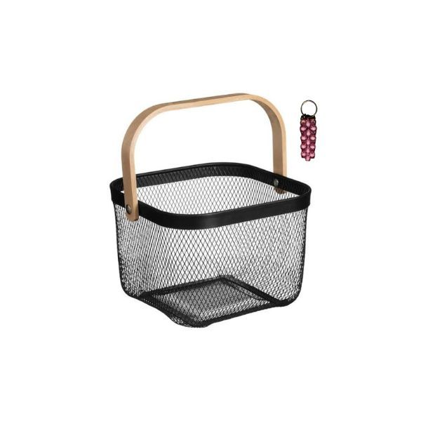 Square Mesh Basket And A Keyholder