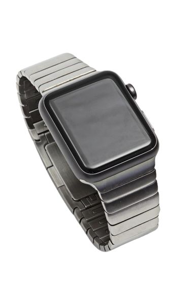 Nuclear 38MM Apple Watch Link Band - Silver