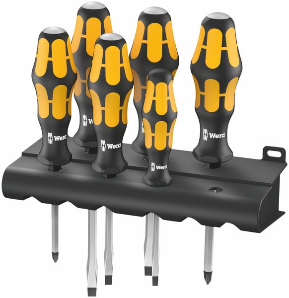 Wera 932/6 - 6 Piece - Kraftform Chiseldriver Screwdriver Set - 05018282001