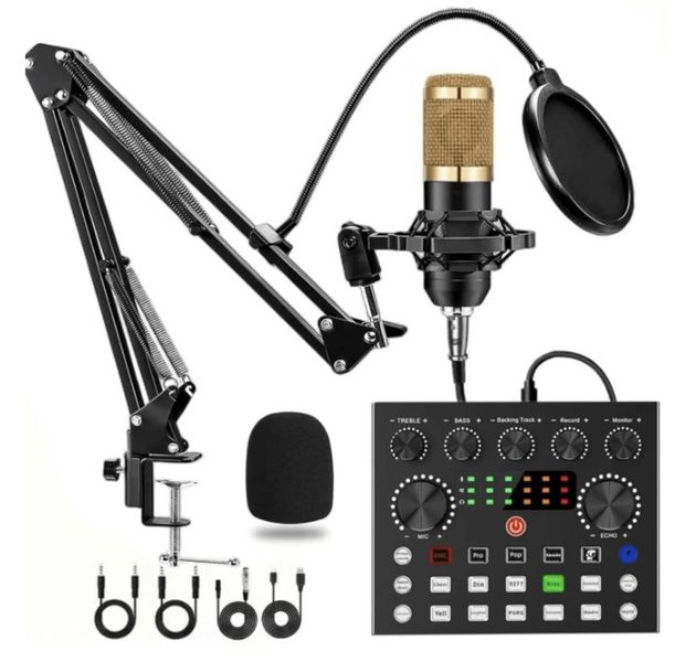 Sound Master Pro Dual Channel Mic &amp; Audio Mixer With Built-In Sound Card