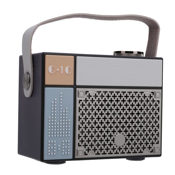 BT Speaker, 5W, Pixels Style, Gray