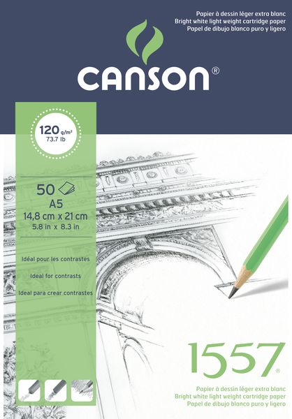 Canson 1557 Pad 50S A5 120G