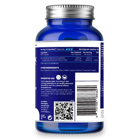 Genologix - NMN 1000mg 30-Day Serving (90 Capsules) | Highest