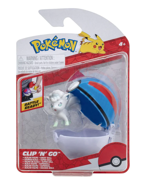 Wicked Cool Toys Pokemon Clip 'n' go Eevee & Poke Ball : .co