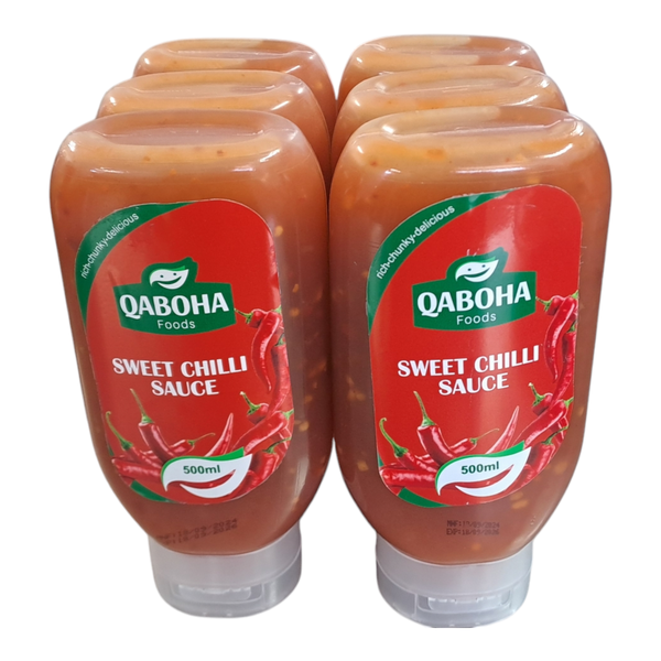Qaboha Foods Sweet Chilli Sauce 6 x 500ml