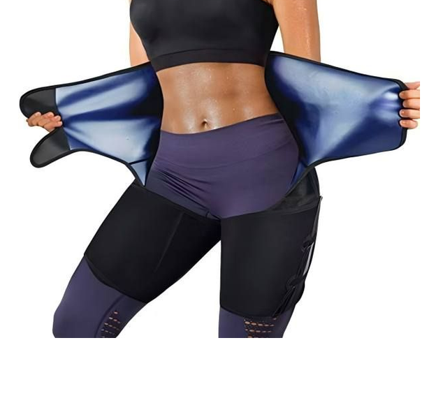 Sauna Sweat Waist and Thigh Trimmer Women's Weight Loss Body Shaper