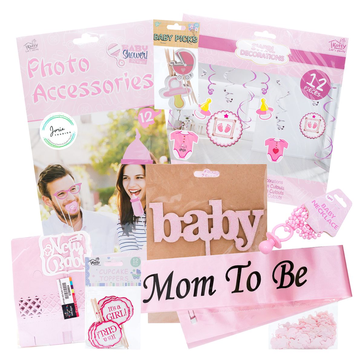Baby Shower (Girl) Kit 9 Piece Buy Online in South Africa