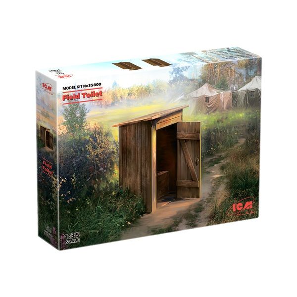 ICM 35800 1/35 Field Toilet