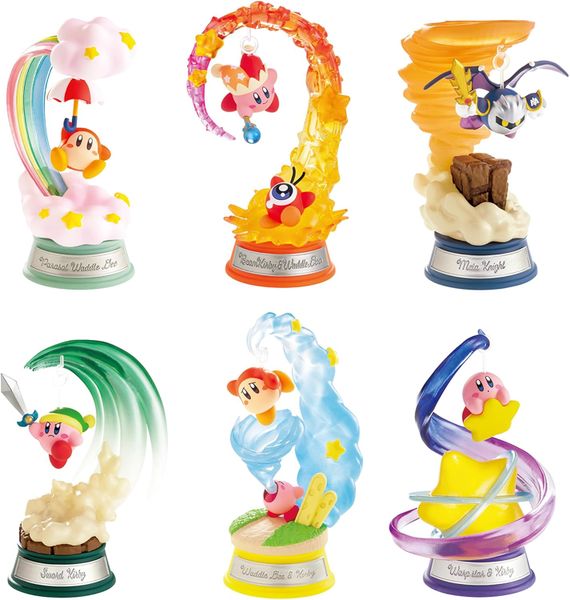 Swing Kirby Figurine Collectables - Complete Set Of 6
