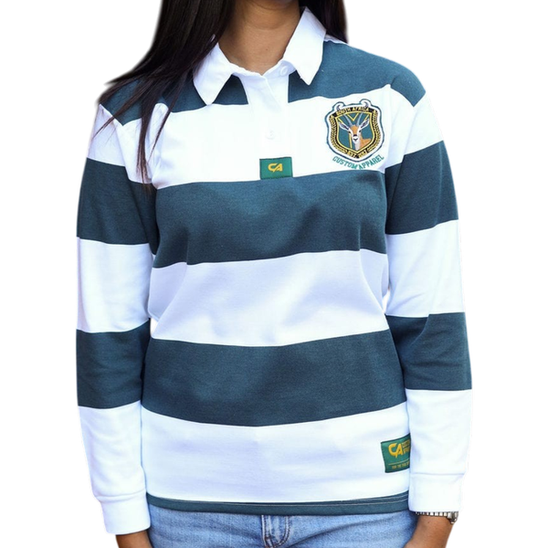 White/Green Stripe image