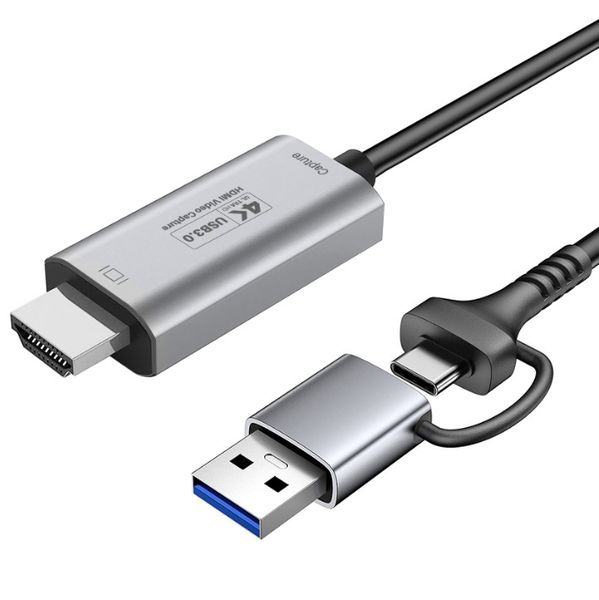4K HDMI Video Capture Card USB-C/USB 3.0 for Gaming, PS5, OBS