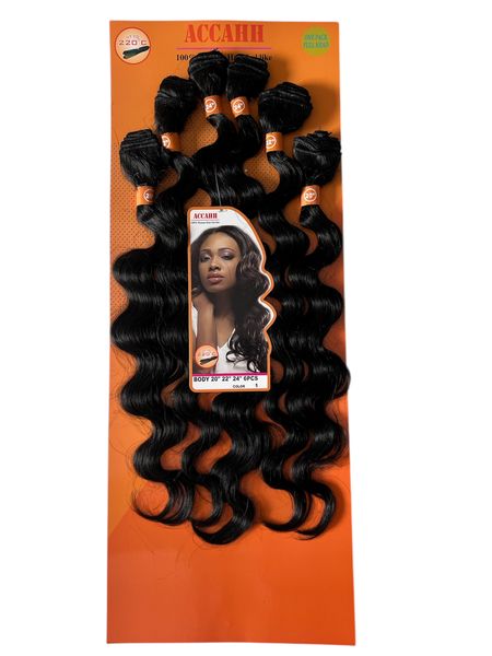 ACCAHH All In One Pack Bundles - O'Body Wave Curly- Natural Black
