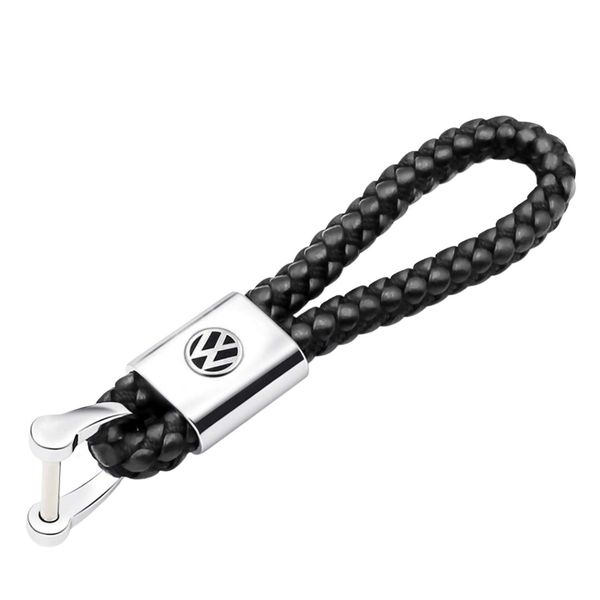 VW Braided Rope Key Ring Holder