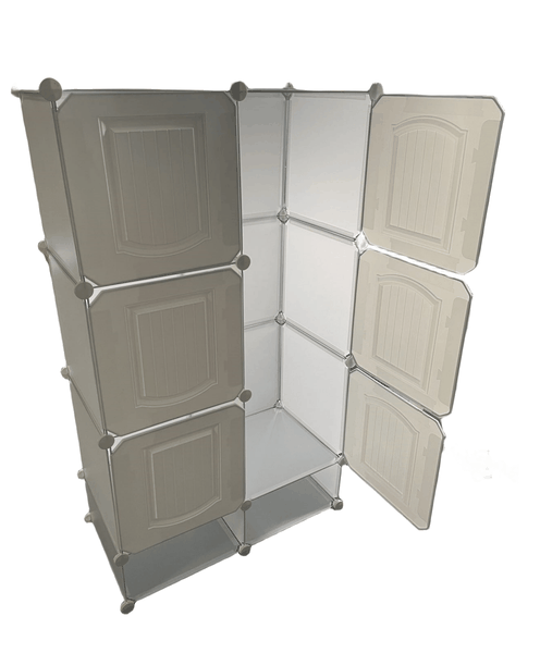 Modern Design Portable 6 Cube With Hanging - 2 Shoe Rack