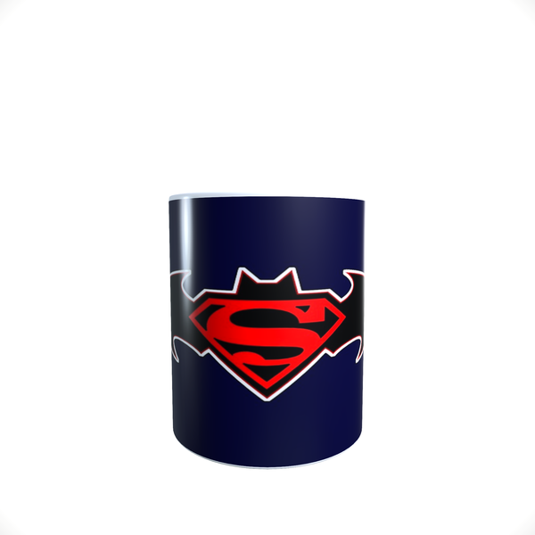 Batman Vs Superman - Logo Collide - Coffee Mug