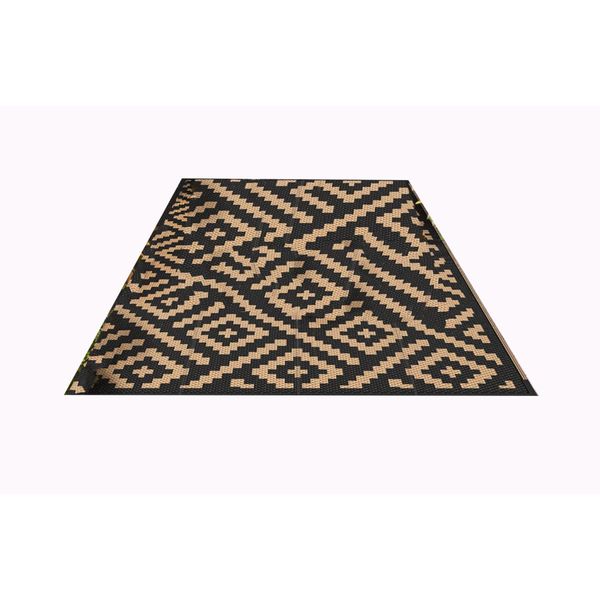 Outdoor Camping Rug Reversible Outdoor Indoor Mat Carpet - 60 x 40cm